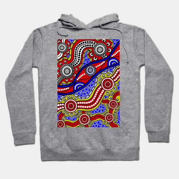 Aboriginal Art - Welcome To Country 2 Hoodie by hogartharts